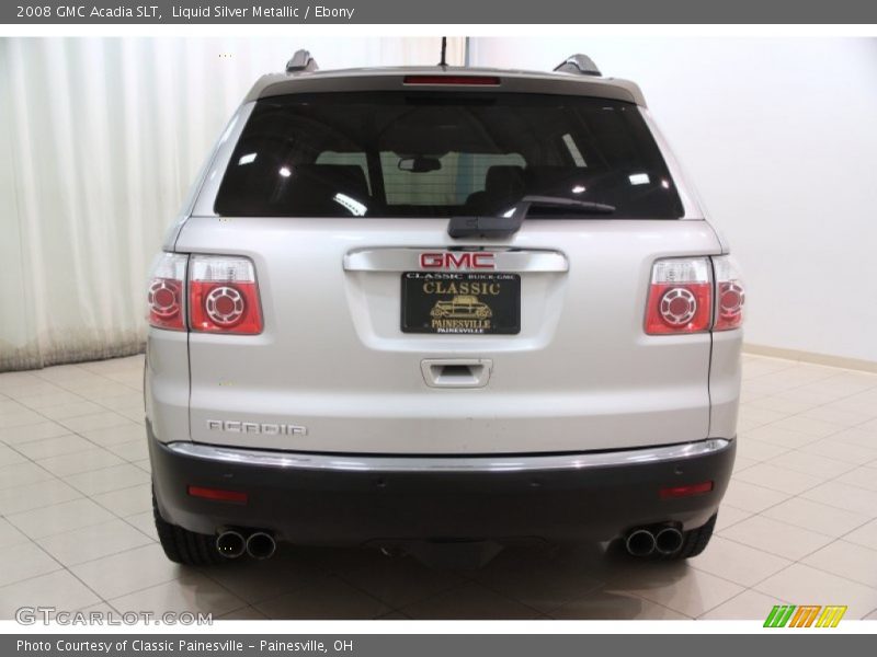 Liquid Silver Metallic / Ebony 2008 GMC Acadia SLT