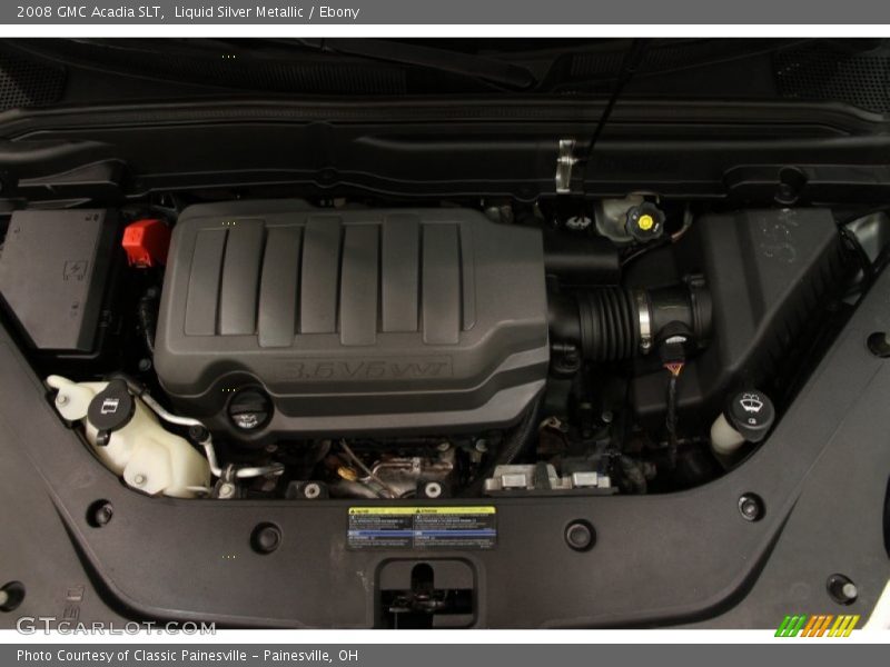 Liquid Silver Metallic / Ebony 2008 GMC Acadia SLT