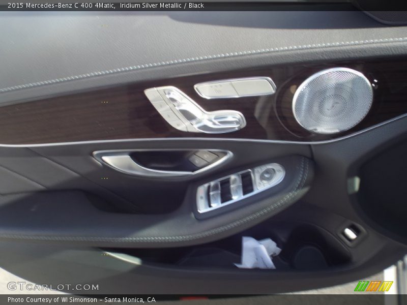 Iridium Silver Metallic / Black 2015 Mercedes-Benz C 400 4Matic