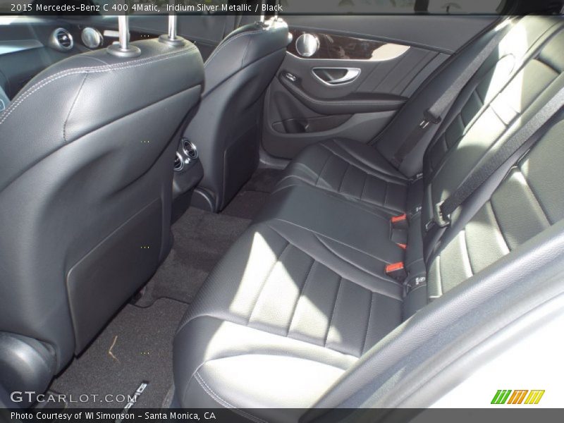Iridium Silver Metallic / Black 2015 Mercedes-Benz C 400 4Matic