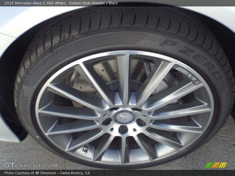 Iridium Silver Metallic / Black 2015 Mercedes-Benz C 400 4Matic