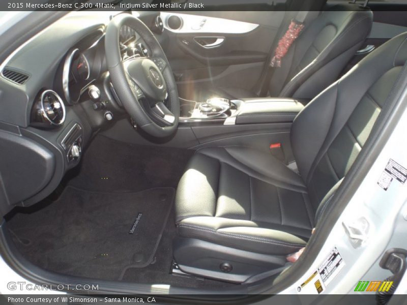 Iridium Silver Metallic / Black 2015 Mercedes-Benz C 300 4Matic