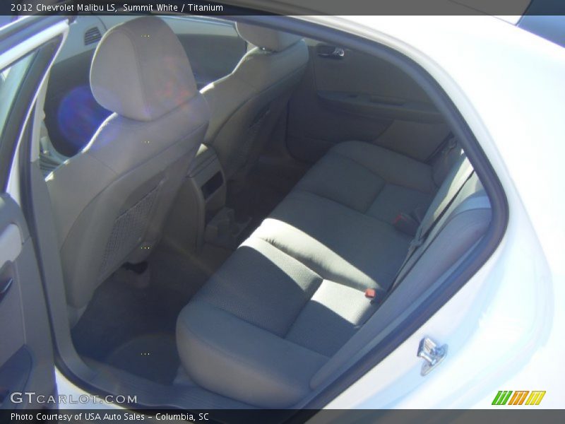 Summit White / Titanium 2012 Chevrolet Malibu LS