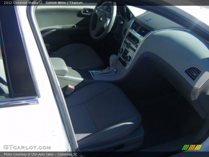 Summit White / Titanium 2012 Chevrolet Malibu LS
