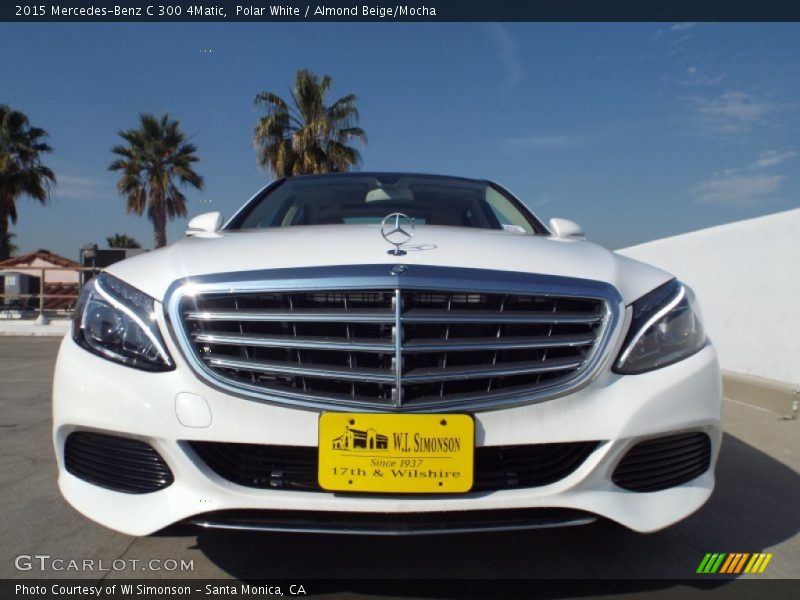 Polar White / Almond Beige/Mocha 2015 Mercedes-Benz C 300 4Matic