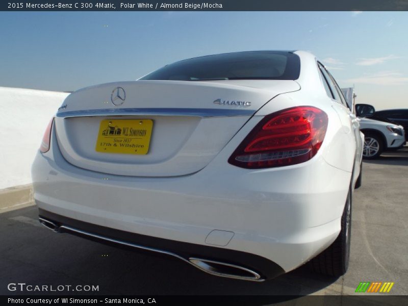Polar White / Almond Beige/Mocha 2015 Mercedes-Benz C 300 4Matic