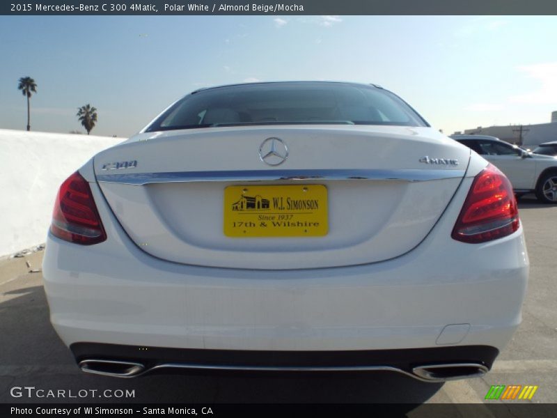 Polar White / Almond Beige/Mocha 2015 Mercedes-Benz C 300 4Matic