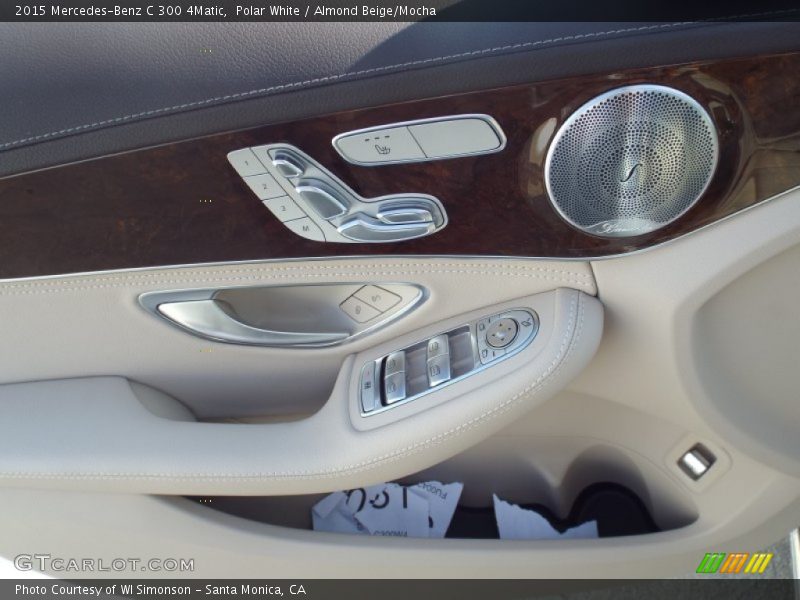 Polar White / Almond Beige/Mocha 2015 Mercedes-Benz C 300 4Matic