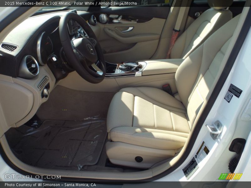 Polar White / Almond Beige/Mocha 2015 Mercedes-Benz C 300 4Matic