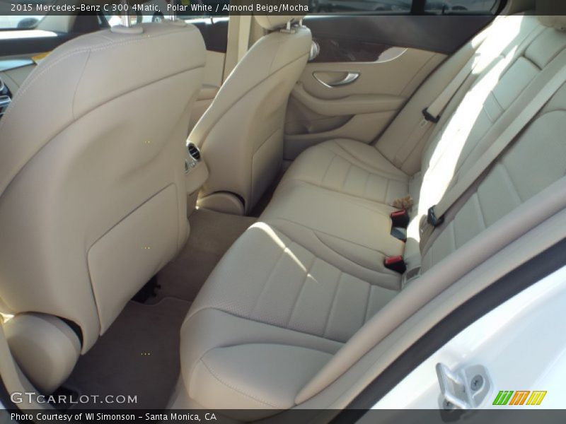 Polar White / Almond Beige/Mocha 2015 Mercedes-Benz C 300 4Matic