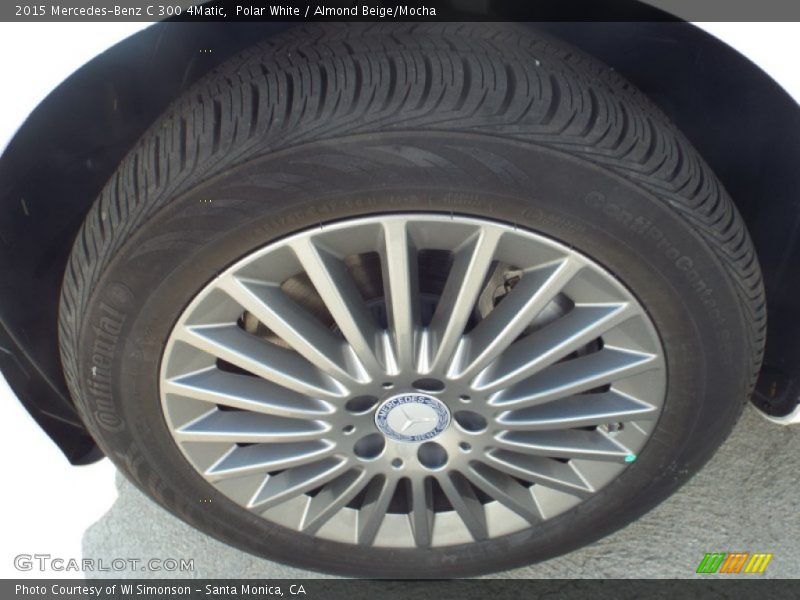 Polar White / Almond Beige/Mocha 2015 Mercedes-Benz C 300 4Matic