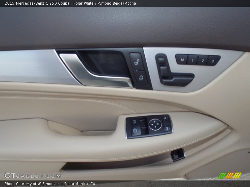 Polar White / Almond Beige/Mocha 2015 Mercedes-Benz C 250 Coupe