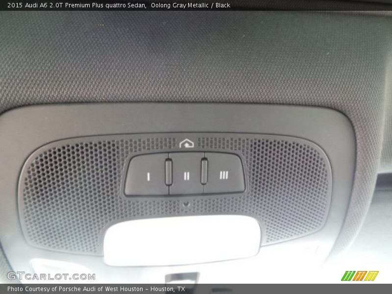 Oolong Gray Metallic / Black 2015 Audi A6 2.0T Premium Plus quattro Sedan