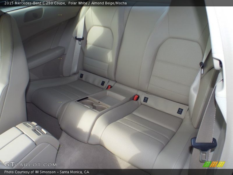 Polar White / Almond Beige/Mocha 2015 Mercedes-Benz C 250 Coupe