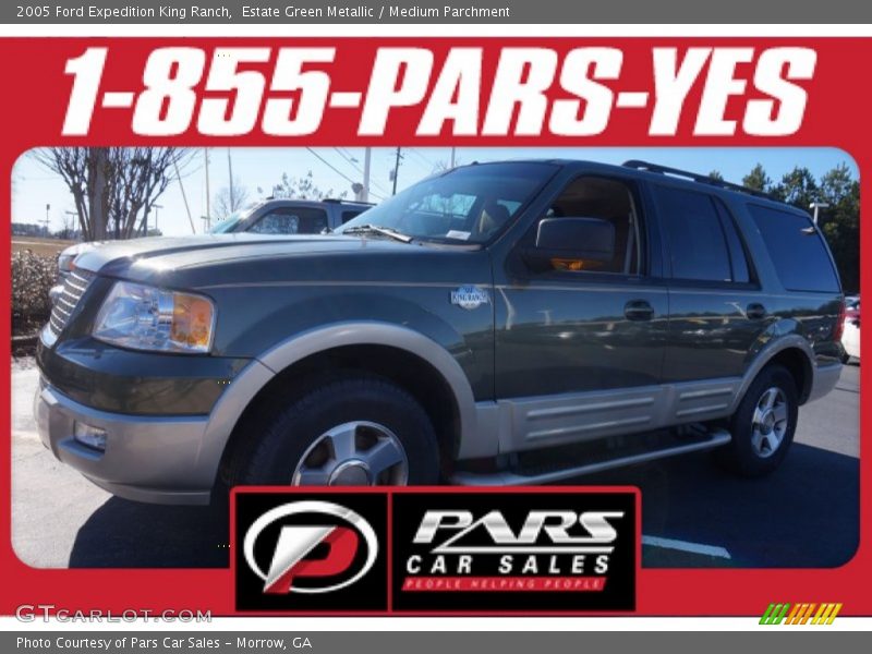 Estate Green Metallic / Medium Parchment 2005 Ford Expedition King Ranch