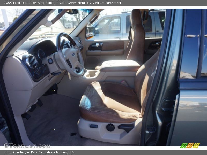 Estate Green Metallic / Medium Parchment 2005 Ford Expedition King Ranch