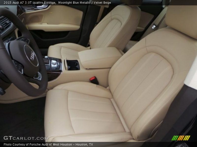 Moonlight Blue Metallic / Velvet Beige 2015 Audi A7 3.0T quattro Prestige