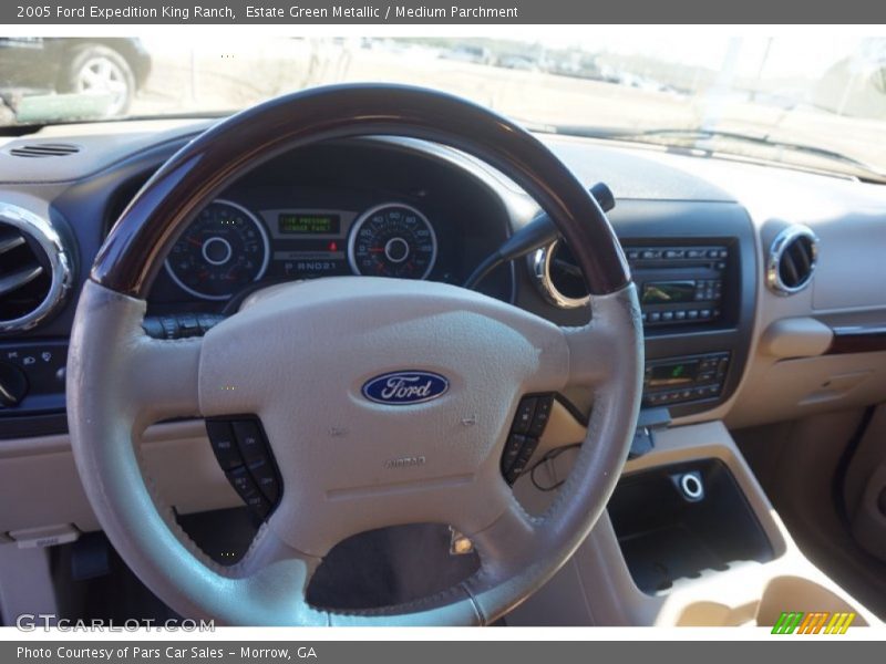 Estate Green Metallic / Medium Parchment 2005 Ford Expedition King Ranch