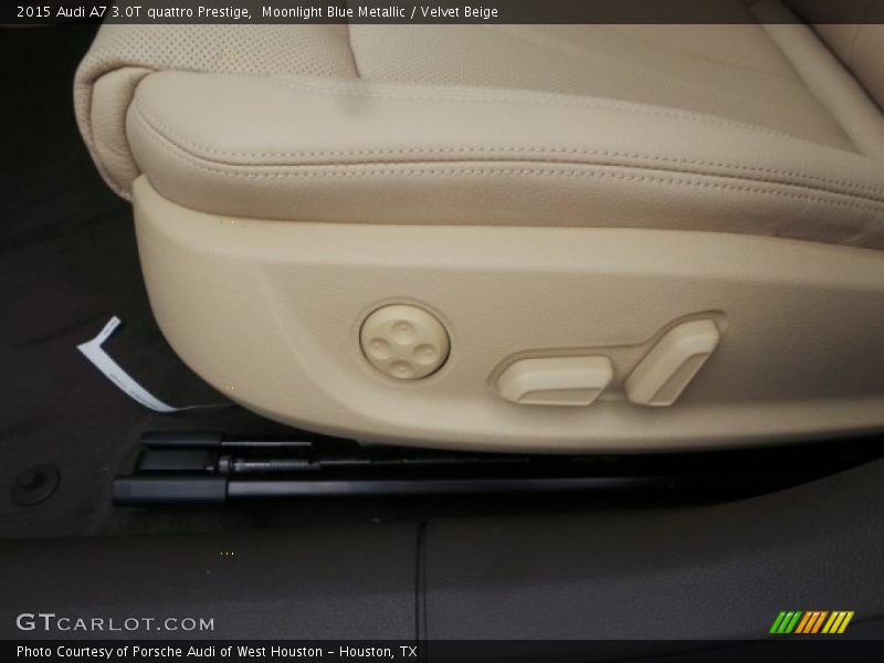 Moonlight Blue Metallic / Velvet Beige 2015 Audi A7 3.0T quattro Prestige