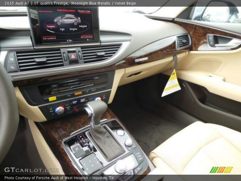 Moonlight Blue Metallic / Velvet Beige 2015 Audi A7 3.0T quattro Prestige