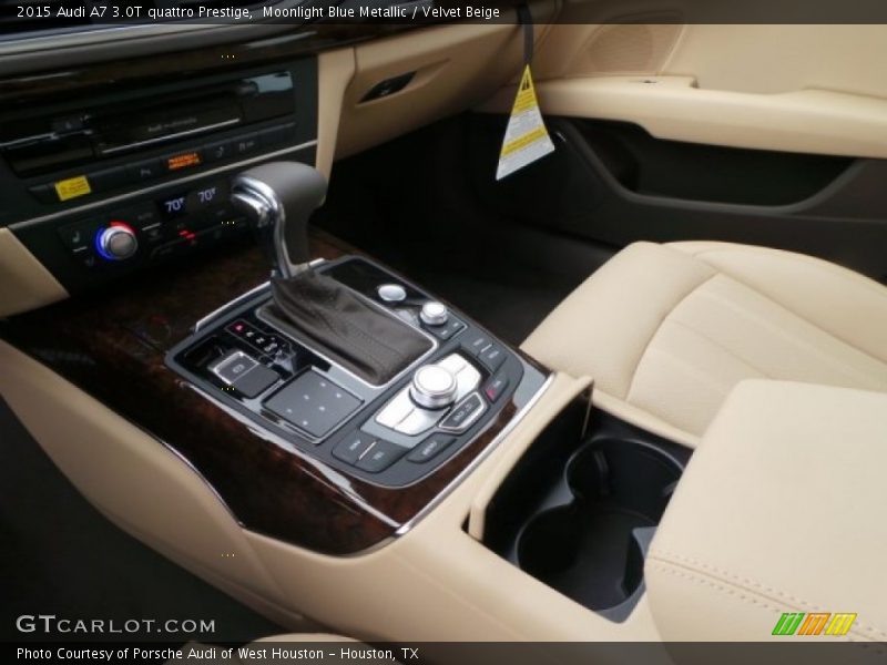 Moonlight Blue Metallic / Velvet Beige 2015 Audi A7 3.0T quattro Prestige
