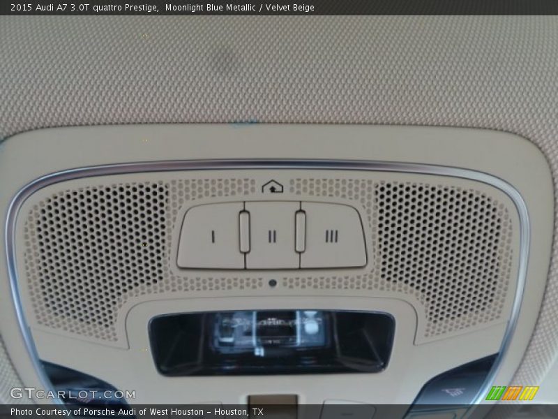 Moonlight Blue Metallic / Velvet Beige 2015 Audi A7 3.0T quattro Prestige