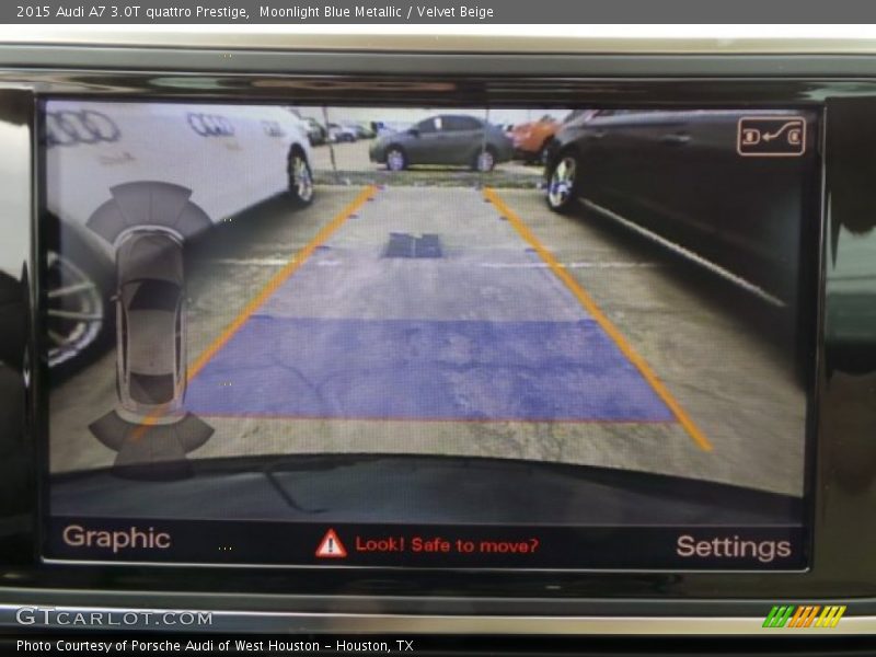 Moonlight Blue Metallic / Velvet Beige 2015 Audi A7 3.0T quattro Prestige