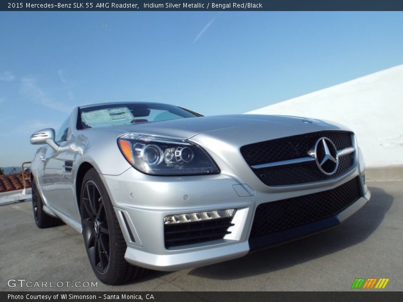 Front 3/4 View of 2015 SLK 55 AMG Roadster