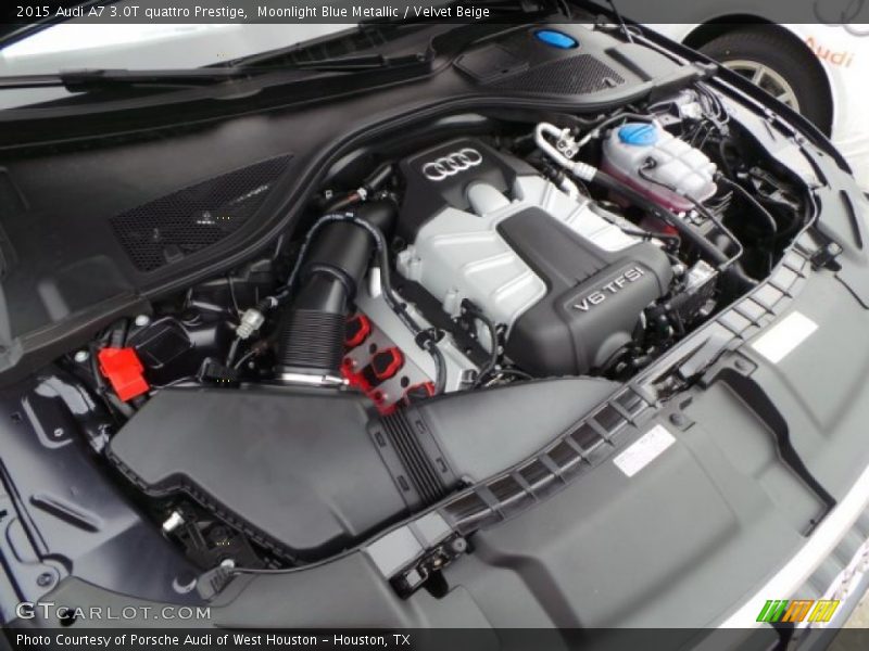 Moonlight Blue Metallic / Velvet Beige 2015 Audi A7 3.0T quattro Prestige