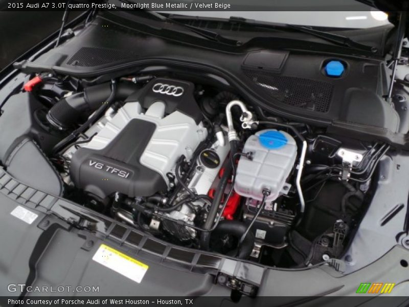 Moonlight Blue Metallic / Velvet Beige 2015 Audi A7 3.0T quattro Prestige