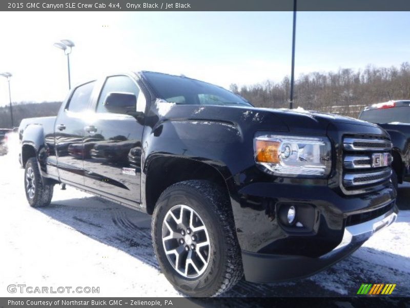 Onyx Black / Jet Black 2015 GMC Canyon SLE Crew Cab 4x4
