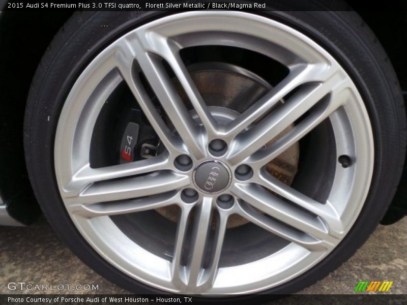 Florett Silver Metallic / Black/Magma Red 2015 Audi S4 Premium Plus 3.0 TFSI quattro