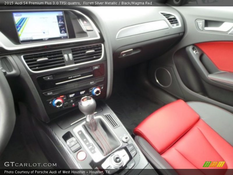 Florett Silver Metallic / Black/Magma Red 2015 Audi S4 Premium Plus 3.0 TFSI quattro
