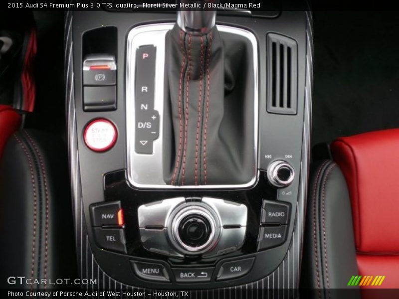Florett Silver Metallic / Black/Magma Red 2015 Audi S4 Premium Plus 3.0 TFSI quattro