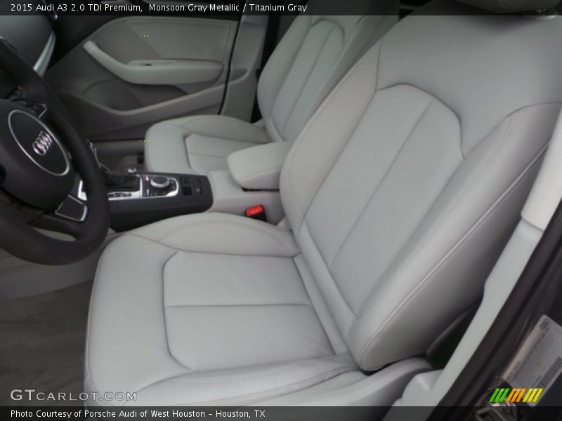Monsoon Gray Metallic / Titanium Gray 2015 Audi A3 2.0 TDI Premium