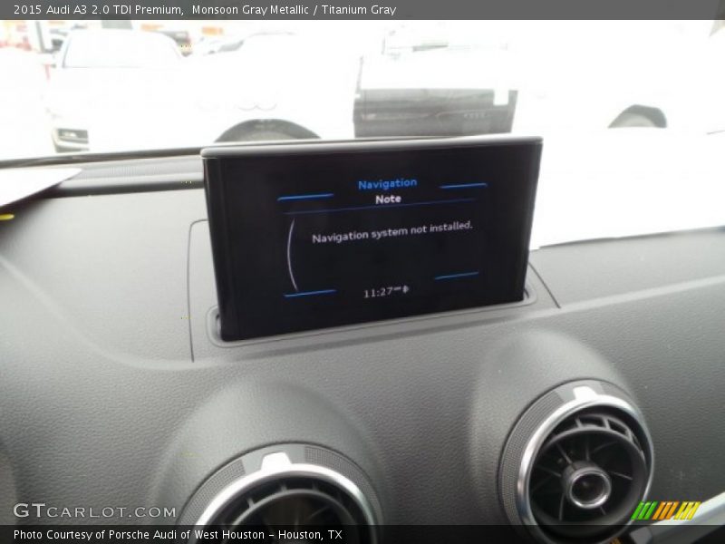 Monsoon Gray Metallic / Titanium Gray 2015 Audi A3 2.0 TDI Premium