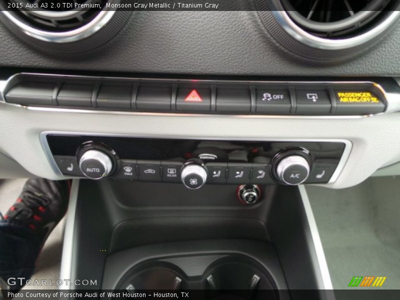 Monsoon Gray Metallic / Titanium Gray 2015 Audi A3 2.0 TDI Premium