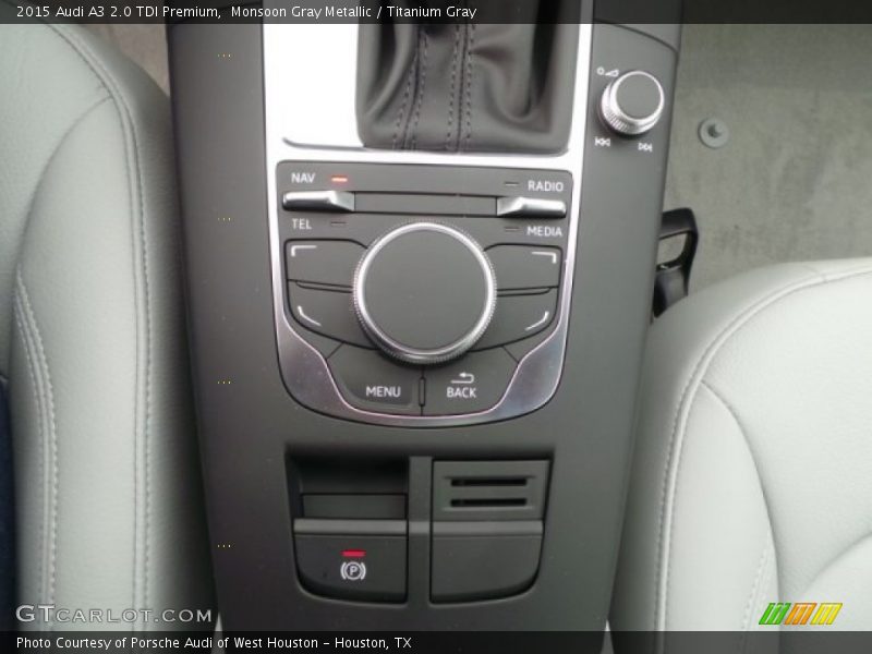 Monsoon Gray Metallic / Titanium Gray 2015 Audi A3 2.0 TDI Premium