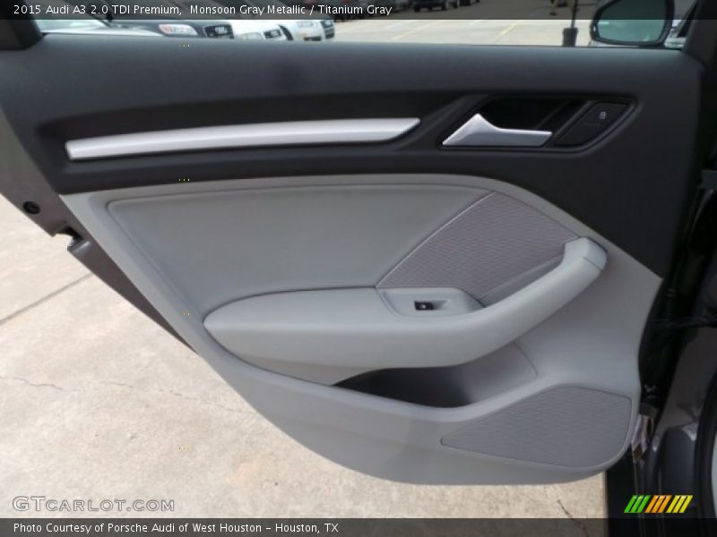 Monsoon Gray Metallic / Titanium Gray 2015 Audi A3 2.0 TDI Premium