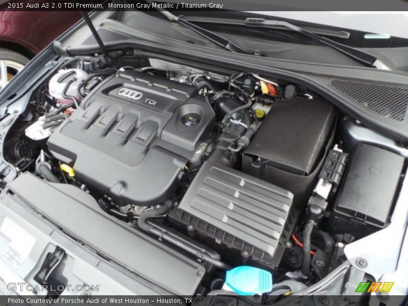  2015 A3 2.0 TDI Premium Engine - 2.0 Liter TDI DOHC 16-Valve Turbo-Diesel 4 Cylinder