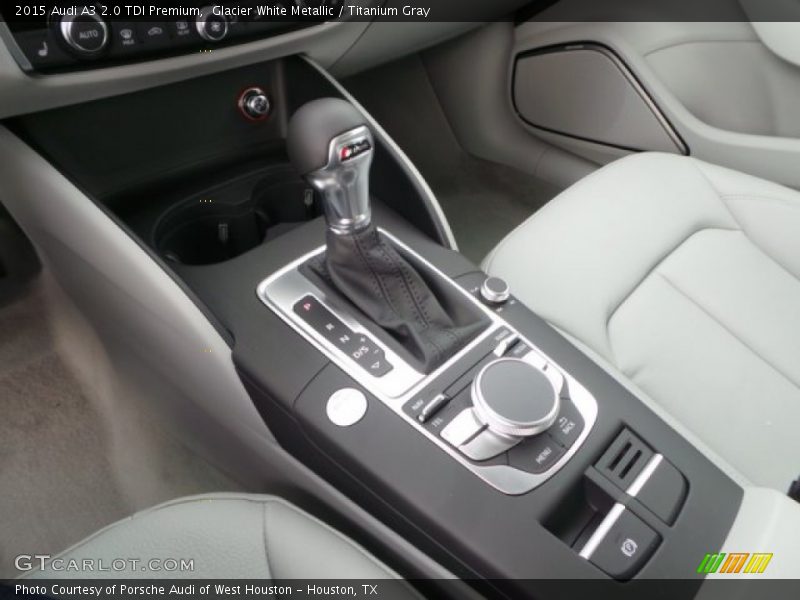 Glacier White Metallic / Titanium Gray 2015 Audi A3 2.0 TDI Premium