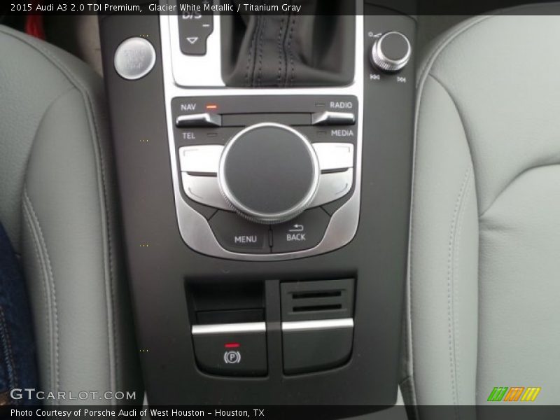 Glacier White Metallic / Titanium Gray 2015 Audi A3 2.0 TDI Premium