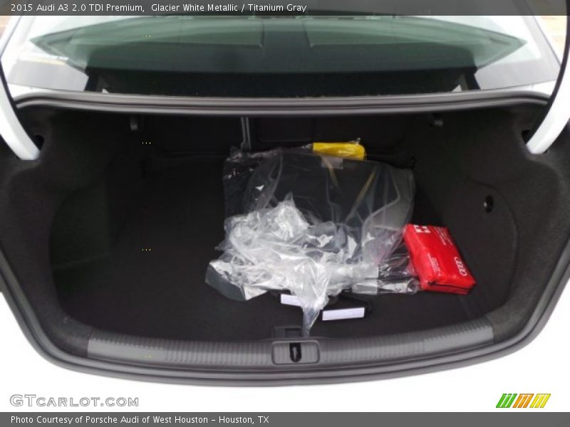 Glacier White Metallic / Titanium Gray 2015 Audi A3 2.0 TDI Premium