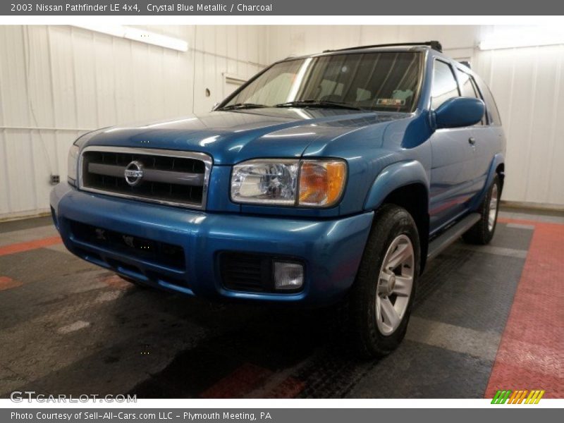 Crystal Blue Metallic / Charcoal 2003 Nissan Pathfinder LE 4x4