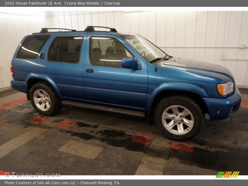 Crystal Blue Metallic / Charcoal 2003 Nissan Pathfinder LE 4x4
