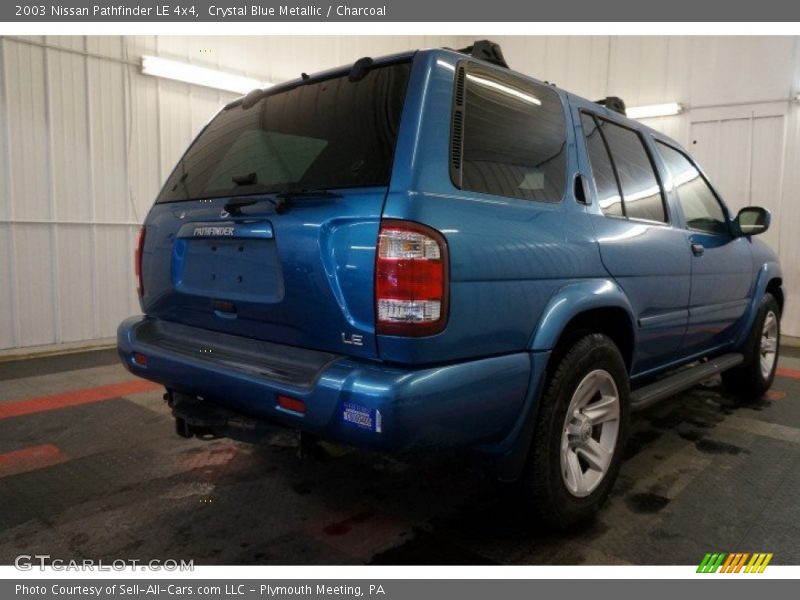 Crystal Blue Metallic / Charcoal 2003 Nissan Pathfinder LE 4x4