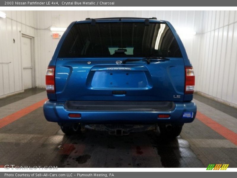 Crystal Blue Metallic / Charcoal 2003 Nissan Pathfinder LE 4x4