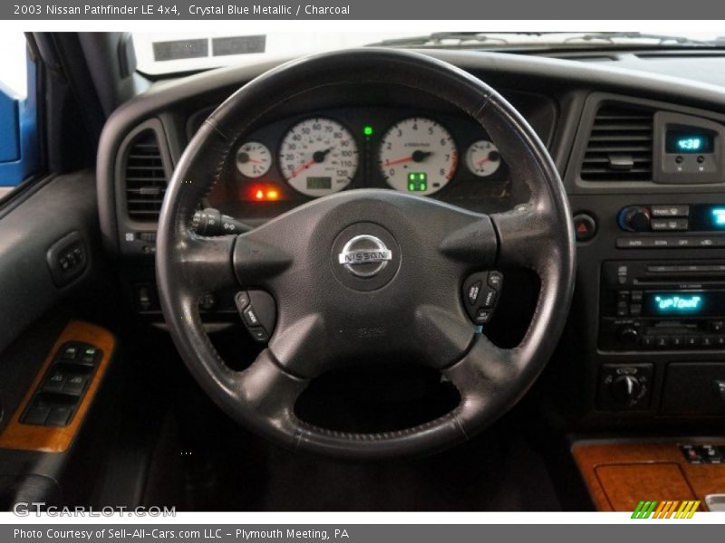 Crystal Blue Metallic / Charcoal 2003 Nissan Pathfinder LE 4x4