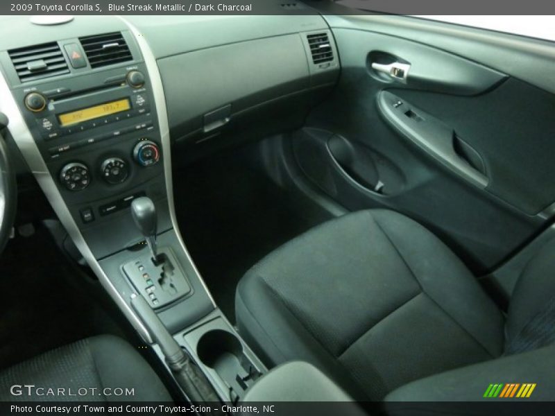 Blue Streak Metallic / Dark Charcoal 2009 Toyota Corolla S