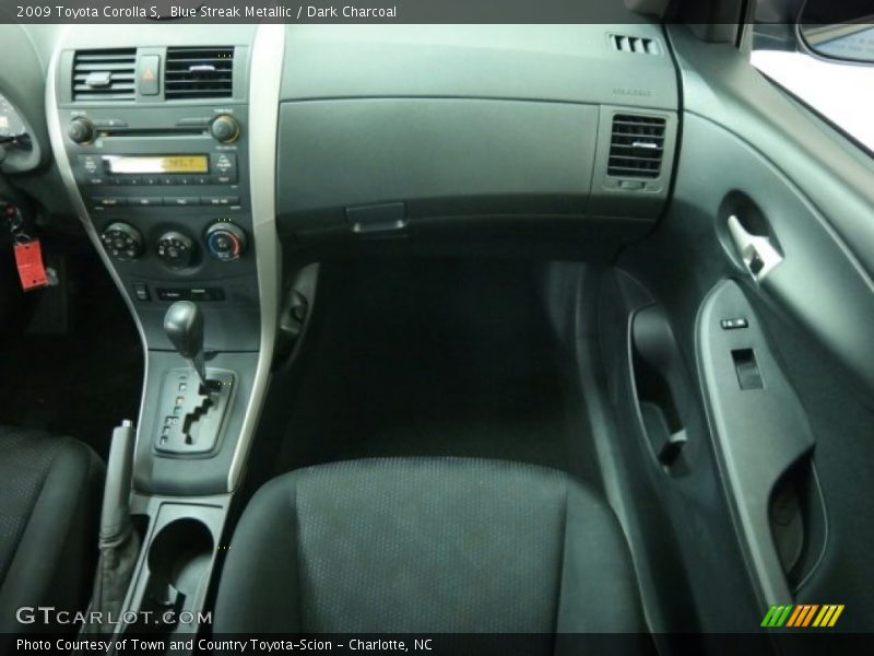 Blue Streak Metallic / Dark Charcoal 2009 Toyota Corolla S